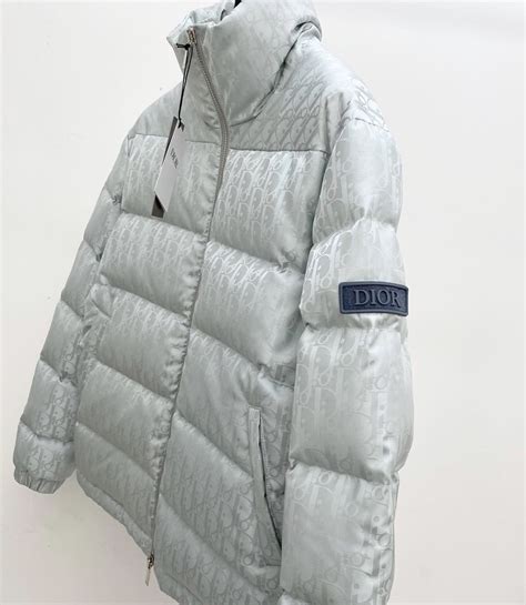 grey dior oblique jacket|dior oblique down jacket.